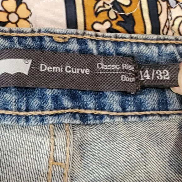 Levis Demi Curve Womans Classic Bootcut Jeans 14/32 - Picture 6 of 10